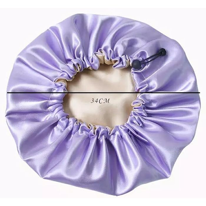 Satin Trend Bonnet Hair Helps Keep Your Hair Sleep While You Sleep and Protects You From Random Color Loss or Damage - Image 2